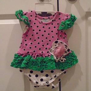 *EUC* 2pc set Cutie patootie bubble+headband!!